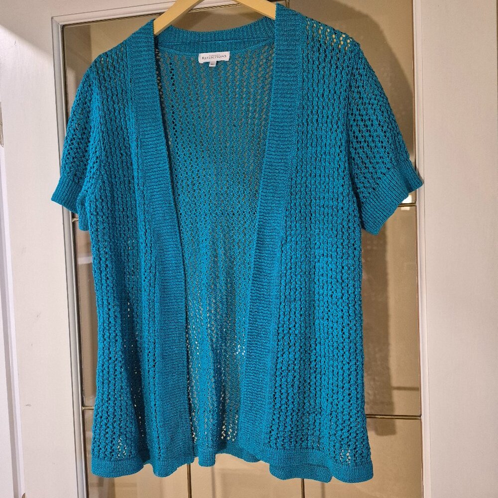 Northern Reflections Short Sleeve Open Cardigan